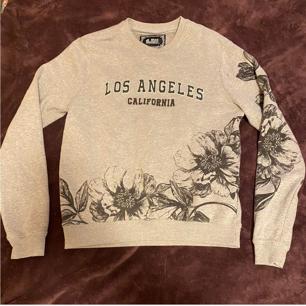 Los Angeles California Floral Crewneck*